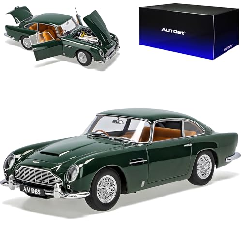 Generisch Aston Martin DB5 Coupe Grün J. Bond Goldfinger 1963-1965 70286 1/18 AutoArt Modell Auto Generisch Aston Martin DB5 Coupe Grün J. Bond Goldfinger 1963-1965 70286 1/18 AutoArt Modell Auto von Generisch