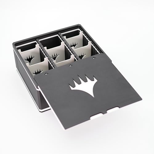 Generisch Aufbewahrungs-Box für Deine MTG Sammelkarten bis zu 1650 TCG Karten passend zu Magic The Gathering mit 8 Kartentrenner | Trading Cards von Generisch