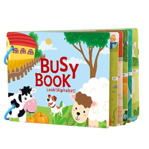 Generisch Aufkleberbücher für, Tear-Off-Bücher - Multifunktionale BildungsTeeling Sticker Book - Lernen von Bildungsspielzeug für Kinder Kinder Mädchen von Generisch