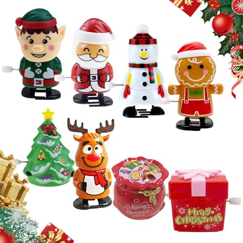Generisch Aufziehspielzeug Weihnachten, 2025 Neu Figur Uhrwerk Spielzeug, Aufziehfigur Adventskalender Füllung Kinder Aufziehspielzeug Weihnacht Spielzeug Aufziehfigur für Geschenktütenfüller (8PC-C) Generisch Aufziehspielzeug Weihnachten, 2025 Neu Figur Uhrwerk Spielzeug, Aufziehfigur Adventskalender Füllung Kinder Aufziehspielzeug Weihnacht Spielzeug Aufziehfigur für Geschenktütenfüller (8PC-C) von Generisch