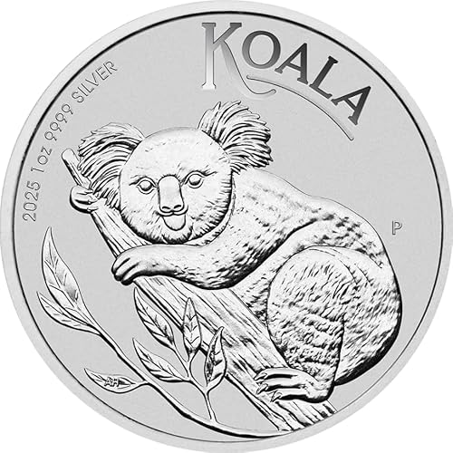 Generisch Australian Koala 2025 1 Unze Silbermünze, 999,9/1000 Feinsilber, in Münzkapsel, 31,1 Gramm Generisch Australian Koala 2025 1 Unze Silbermünze, 999,9/1000 Feinsilber, in Münzkapsel, 31,1 Gramm von Generisch