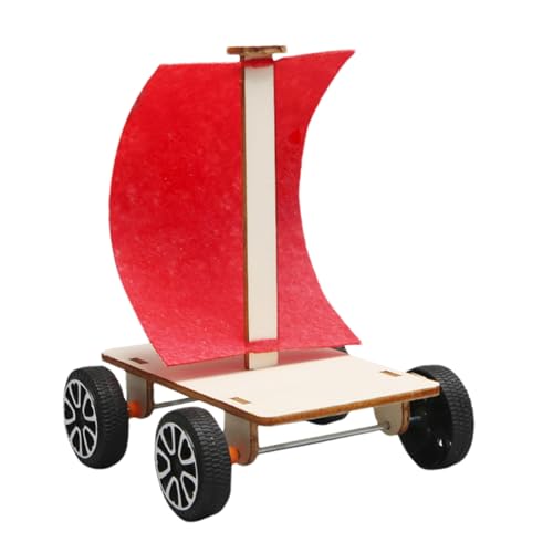 Generisch Auto-Modellbaukasten - Wissenschaft Set Für Kinder | Modellbaukästen STEM Spielzeug | Auto-Baukasten Stem Aktivitäten | Wissenschaftliche Experimente Wind Powered Car Building Projekte Für von Generisch