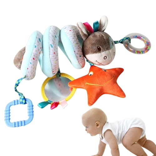 Generisch Autospielwagen Krippenspielzeug, Krippenrasseln, Kinder Plüschhänge rasseln, Weiche Hangable Tierform für Kinder und Spielen Generisch Autospielwagen Krippenspielzeug, Krippenrasseln, Kinder Plüschhänge rasseln, Weiche Hangable Tierform für Kinder und Spielen von Generisch