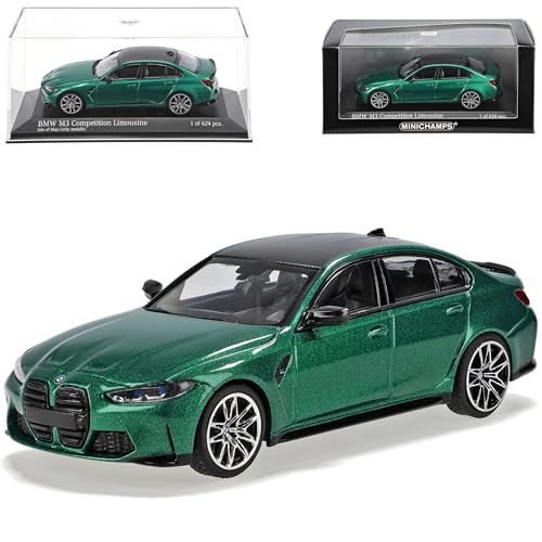 Generisch B*M*W 3er G20 M3 Competition Limousine Grün Metallic Ab 2019 1/43 Minichamps Modell Auto von Generisch