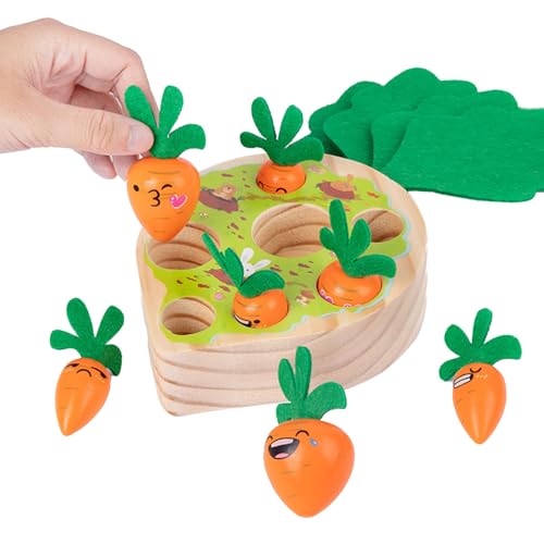 Generisch Baby Carrot Toys, Wooden Educational Fine Motor, 12.2x5.31 Inches Interactive & Fun Education, Inspired Activity for Ages 1 to 5, Early Skills Toy Home and Nursery Play Generisch Baby Carrot Toys, Wooden Educational Fine Motor, 12.2x5.31 Inches Interactive & Fun Education, Inspired Activity for Ages 1 to 5, Early Skills Toy Home and Nursery Play von Generisch