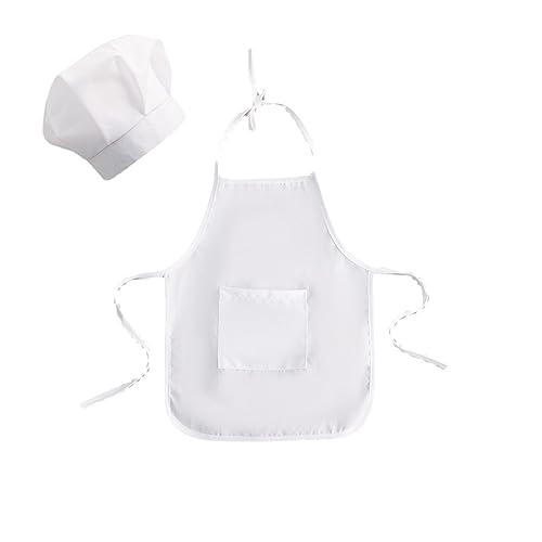 Generisch Baby Costume Toddler Easy Pay Attention to Comfortable Fit Polyester Baby Chef Outfit with Toddler Chef Hat and Apron for Photo Shoots and Dressing of 6-12 Months Children von Generisch