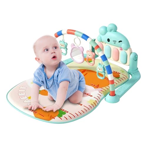 Generisch Baby -Fitnessstudios Spielen Mats - Bauchzeit Mat | Baby Play Mat Activity Gym | Crawling Teppich Musical Educational Sensory Toy mit Licht für und Mädchen von Generisch