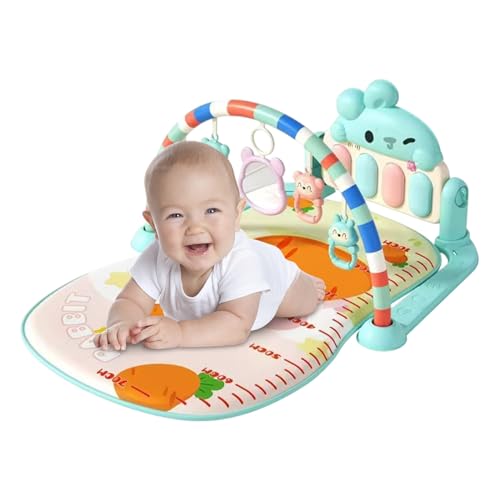 Generisch Baby Gym Play Mat, Activity Carpet for, Musical Sensory Toy with Lights, Crawling Educational Gym, Interactive Play for Boys, Girls, Outdoor Fun, 21.26x29.53x16.93 inches von Generisch