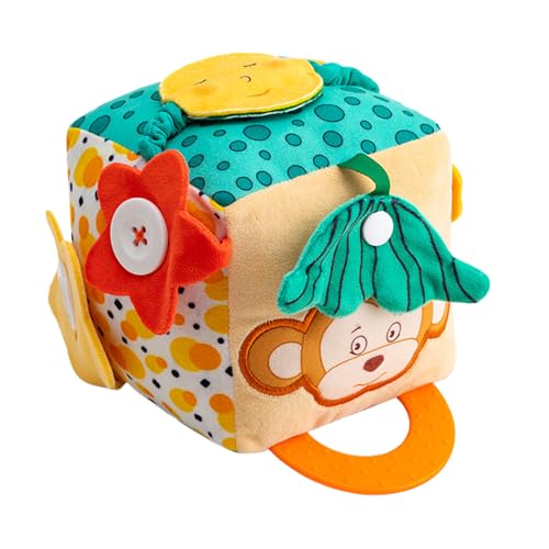 Generisch Babyaktivität Würfel, Aktivitätswürfel für Babys 6-12 Monate,Weiche Baby Tissue Box Toy Sensory Cube - Frühes Learning Travel Toys, Kleinkind -Tissue -Box für Kinder, Familie, Freunde Generisch Babyaktivität Würfel, Aktivitätswürfel für Babys 6-12 Monate,Weiche Baby Tissue Box Toy Sensory Cube - Frühes Learning Travel Toys, Kleinkind -Tissue -Box für Kinder, Familie, Freunde von Generisch