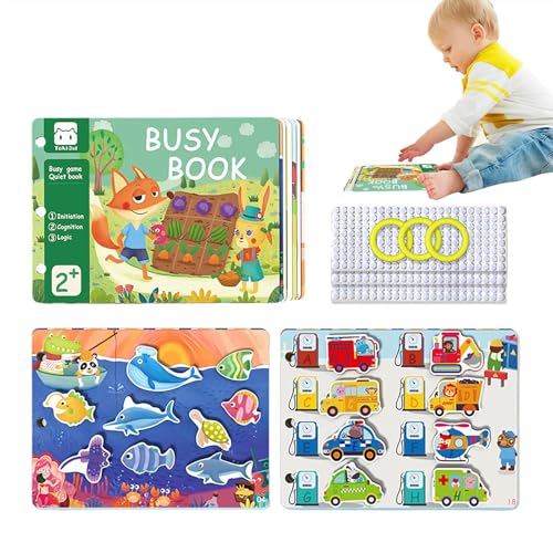 Generisch Babybücher Spielzeug, ruhige Bücher für Kleinkind - Berühren Sie Papier ruhige Bücher | Vorschulmotorfähigkeiten Lernaktivitäten Interaktive Bildungsspielzeug für Reisen Generisch Babybücher Spielzeug, ruhige Bücher für Kleinkind - Berühren Sie Papier ruhige Bücher | Vorschulmotorfähigkeiten Lernaktivitäten Interaktive Bildungsspielzeug für Reisen von Generisch
