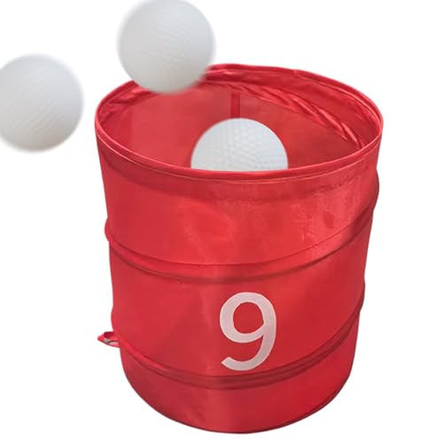 Generisch Backyard Golf Game Bucket - Match Play Chipping Basket | Zusammenklappbare Löcher Eimer | Outdoor Yard Murmeln Fass | Tragbarer Ball Sporttrainingsausrüstung Für Den Rasen Courtyard Park von Generisch