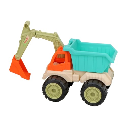 Generisch Bagger Spielzeug Sandspielzeug mit Schaufel & Lader - Robuster Sandkasten Muldenkipper für Strand, Garten & Sandkasten - Förderung Kreativität & Motorik, Sicher & Langlebig (B) von Generisch