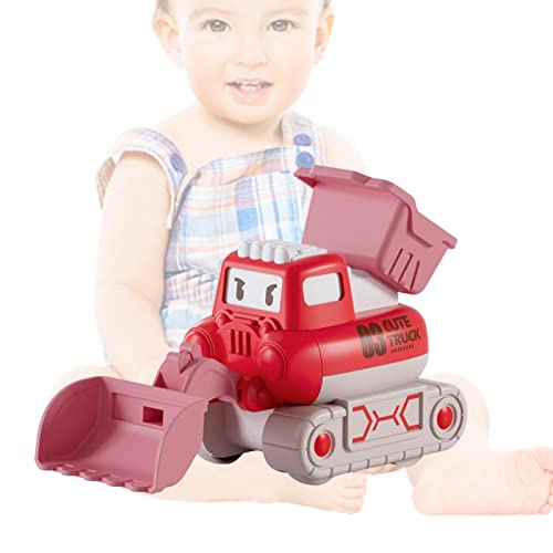 Generisch Bagger-Spielzeugset,Lustige Reibungsautos - Kleine Bauautos, interaktives Kinderspielzeug für Mädchen, Kinder, Weihnachten ab 3 Jahren von Generisch