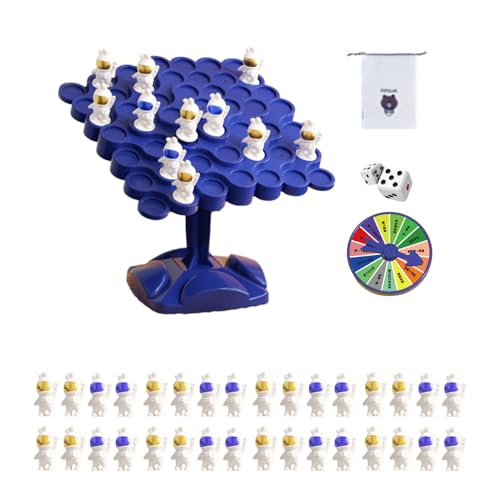 Balance-Brettspiel, Astronauten-Balance-Spiel |Astronauten-Balance-Baum-Lernspielzeug,Zwei-Spieler-Brettspiel „Balanced Tree“ mit Astronautenmotiv für und Mädchen ab 3 Jahren von Generisch