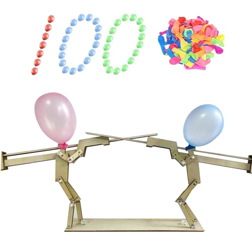 Ballon-Bambus-Mann-Schlacht, Handgefertigte Hölzerne Fechtpuppen, Rasante Ballonschlacht Für 2 Spieler - Aufregend Und Lustig 100 Ballons Für Zuhause Garten Wohnzimmer Ballon-Bambus-Mann-Schlacht, Handgefertigte Hölzerne Fechtpuppen, Rasante Ballonschlacht Für 2 Spieler - Aufregend Und Lustig 100 Ballons Für Zuhause Garten Wohnzimmer von Generisch