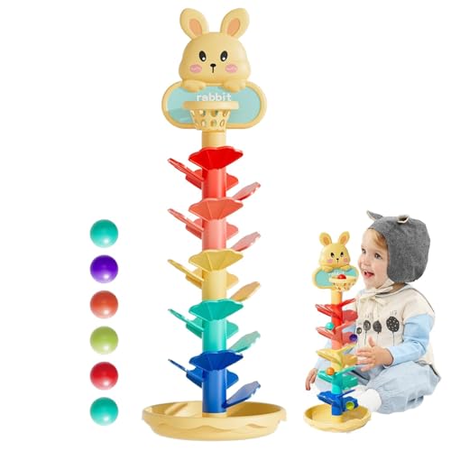 Generisch Ballturm für Kleinkinder, Ball-Drop-Spiele für Kinder - Aktivität Lernen Track Ball Drop Spielzeug - Vorschulspielzeug, mehrschichtige Wirbel-Regenbogen-Lernspiele für Kleinkinder Generisch Ballturm für Kleinkinder, Ball-Drop-Spiele für Kinder - Aktivität Lernen Track Ball Drop Spielzeug - Vorschulspielzeug, mehrschichtige Wirbel-Regenbogen-Lernspiele für Kleinkinder von Generisch