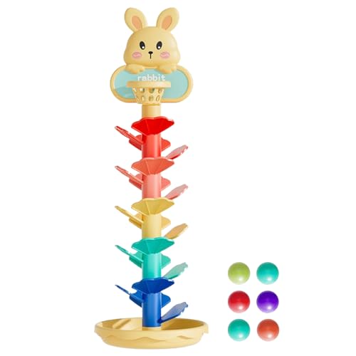 Generisch Ballturm für Kleinkinder, Ball-Drop-Spiele für Kinder - Track Stapelspielzeug Ball Drop Toys Lernstapelspielzeug,Swirl Multi-Layer Vorschulspielzeug Lernspiele für Kinder Generisch Ballturm für Kleinkinder, Ball-Drop-Spiele für Kinder - Track Stapelspielzeug Ball Drop Toys Lernstapelspielzeug,Swirl Multi-Layer Vorschulspielzeug Lernspiele für Kinder von Generisch