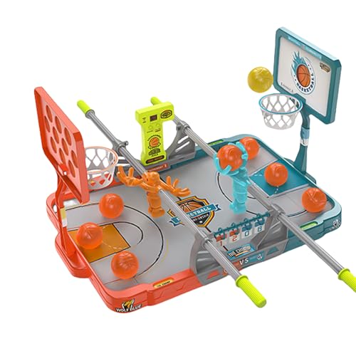 Generisch Basketball-Tischspiel für Kinder, Desktop-Basketballspiel -Tisch-Fingerspitzen-Basketball-Set für Kinder | Kleines Basketball-Brettspiel für Teambuilding, Reisen, Partys, Schule, Zuhause von Generisch