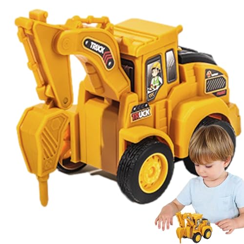 Generisch Baufahrzeuge Spielzeug,Roller-Bulldozer-Website-Spielzeug | Bulldozer-Bagger-Spielzeug, BAU-Power-Hauller-Bagger-Geschenk für Kleinkinder, Mädchen, Kinder von Generisch