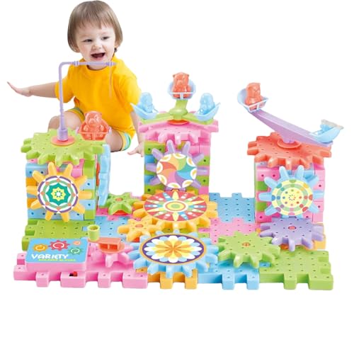 Generisch Bausteine Zahnrad-Zahnräder-Spielzeug - Set ineinandergreifenden Getriebeblöcken,Ineinandergreifende Lernblöcke Lernspielzeug für, Mädchen, Kinder Generisch Bausteine Zahnrad-Zahnräder-Spielzeug - Set ineinandergreifenden Getriebeblöcken,Ineinandergreifende Lernblöcke Lernspielzeug für, Mädchen, Kinder von Generisch