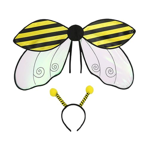Generisch Bee Wings - Ladybug Bee Wings | Ladybug Wing Adult | Ladybugs Bees Costume Wing With Headband | Dress-Up Accessories For Halloween, Masquerade, Theme Parties For Kids, Adults Generisch Bee Wings - Ladybug Bee Wings | Ladybug Wing Adult | Ladybugs Bees Costume Wing With Headband | Dress-Up Accessories For Halloween, Masquerade, Theme Parties For Kids, Adults von Generisch