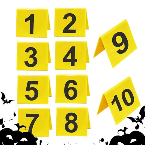 Generisch -Beweisnummernkarten – Tatortmarkierungen, Beweismarker, Flussensammler | Multifunktionale Dekoration für Halloween, Krimi-Partys, Detektivspiele und Bühnenaufführungen Generisch -Beweisnummernkarten – Tatortmarkierungen, Beweismarker, Flussensammler | Multifunktionale Dekoration für Halloween, Krimi-Partys, Detektivspiele und Bühnenaufführungen von Generisch