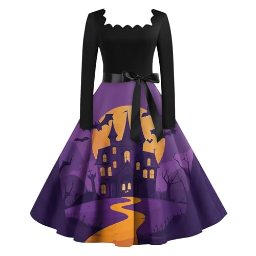 Generisch Black Angel Kostüm Women Lolita Elegant Korsett Scary Hexenkleid Teufel Braut Victorian Kürbis Hallowen Vogelscheuche Wizard Lustig Blut Geist Halloween Verkleidung M von Generisch