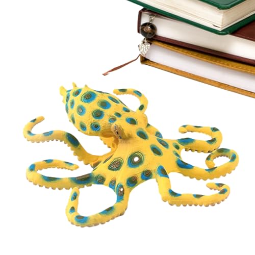 Generisch Blau beringte Oktopusfigur,Oktopus-Spielzeug | Kleine Meerestierfiguren Ozeantier Lernspielzeug Requisite Desktop-Dekoration Ring Oktopus-Modell Partyzubehör Ku Generisch Blau beringte Oktopusfigur,Oktopus-Spielzeug | Kleine Meerestierfiguren Ozeantier Lernspielzeug Requisite Desktop-Dekoration Ring Oktopus-Modell Partyzubehör Ku von Generisch