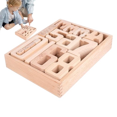 Generisch Blocknummer - Ziffernblöcke Math | Mathematik -Zählmanipulator für Kinder | Zählen Sie Bildungsnummern, das Mütterspielzeug stapelt von Generisch