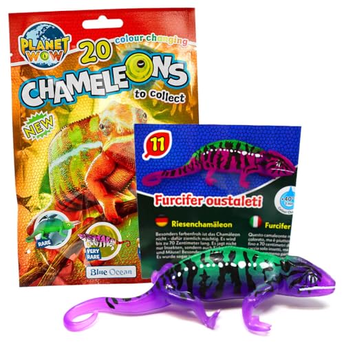 Generisch Blue Ocean Chamäleons Sammelfiguren 2024 - Planet Wow Farbwechsel - Figur 11. Riesenchamäleon von Generisch