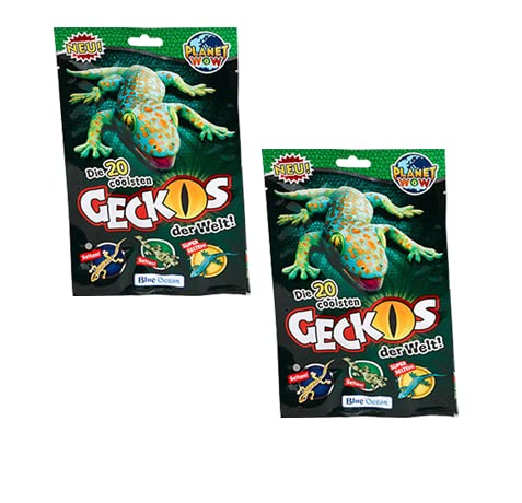 Generisch Blue Ocean Geckos Planet Wow Sammelfiguren – 2X Sammeltüten von Generisch