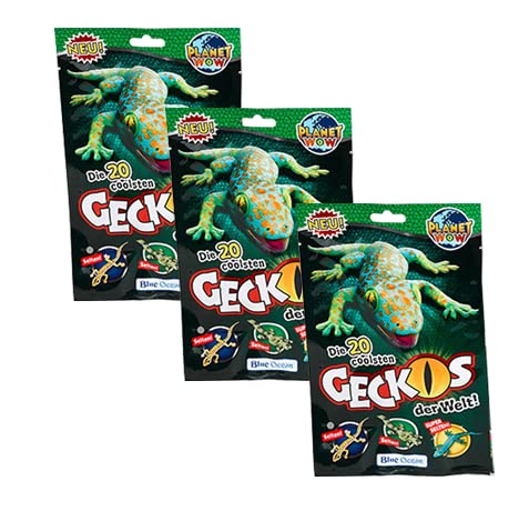 Generisch Blue Ocean Geckos Planet Wow Sammelfiguren – 3X Sammeltüten von Generisch