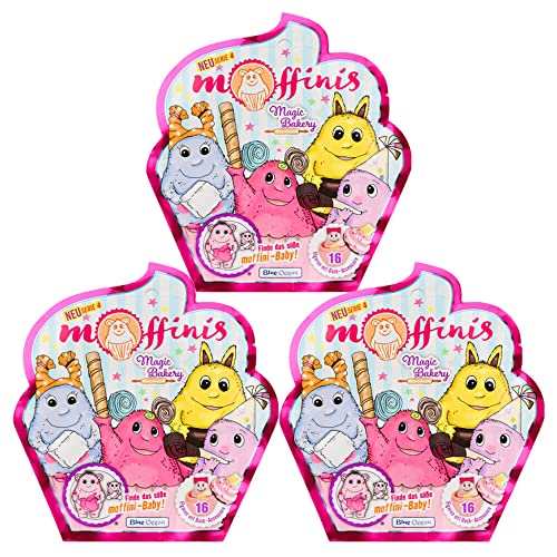 Blue Ocean Moffinis Figur Sammelfigur Serie 4 - Magic Bakery - Moffini Muffin Monster - 3 Tüten Blue Ocean Moffinis Figur Sammelfigur Serie 4 - Magic Bakery - Moffini Muffin Monster - 3 Tüten von Generisch