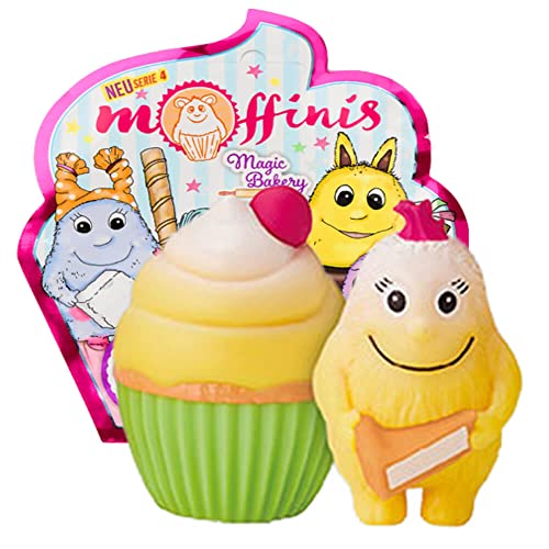 Generisch Blue Ocean Moffinis Figur Sammelfigur Serie 4 - Magic Bakery - Moffini Muffin Monster - Figur Auswahl (Figur Cheesi) von Generisch