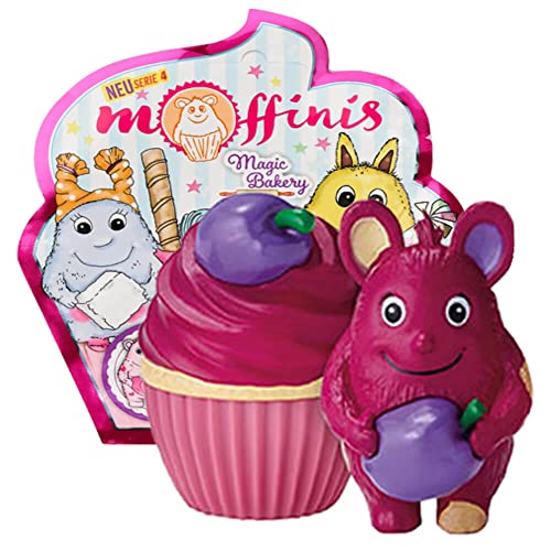 Generisch Blue Ocean Moffinis Figur Sammelfigur Serie 4 - Magic Bakery - Moffini Muffin Monster - Figur Auswahl (Figur Lila) von Generisch