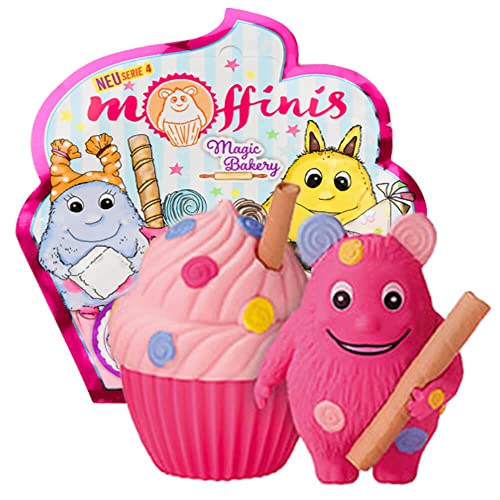 Generisch Blue Ocean Moffinis Figur Sammelfigur Serie 4 - Magic Bakery - Moffini Muffin Monster - Figur Auswahl (Figur Roellchen) von Generisch