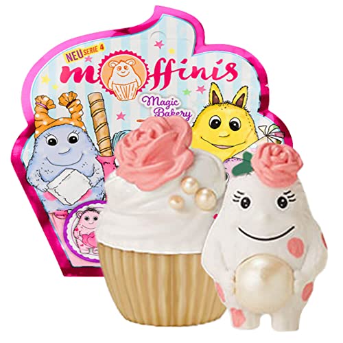 Generisch Blue Ocean Moffinis Figur Sammelfigur Serie 4 - Magic Bakery - Moffini Muffin Monster - Figur Auswahl (Figur Rosa) von Generisch