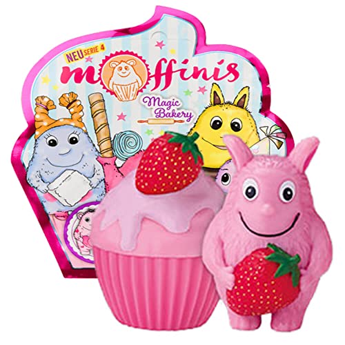 Generisch Blue Ocean Moffinis Figur Sammelfigur Serie 4 - Magic Bakery - Moffini Muffin Monster - Figur Rubi von Generisch