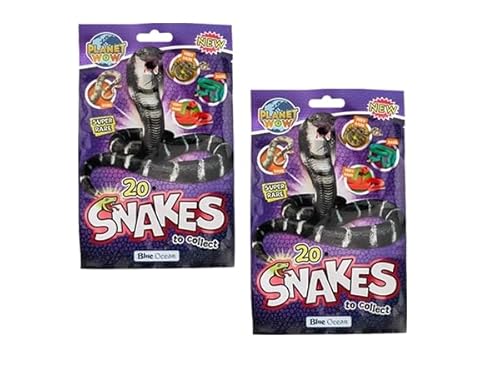 Generisch Blue Ocean Snakes Planet Wow Sammelfiguren 2024 – 2X Sammeltüten von Generisch