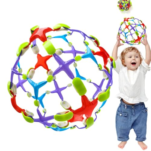 Generisch Breathing Ball, Colorful Expandable Fidget Sphere, Stretchy Telescopic Toy for Kids & Adults, Interactive Stress Relief & Breathing Exercise Tool, Prop, 19.5x19.5cm Generisch Breathing Ball, Colorful Expandable Fidget Sphere, Stretchy Telescopic Toy for Kids & Adults, Interactive Stress Relief & Breathing Exercise Tool, Prop, 19.5x19.5cm von Generisch