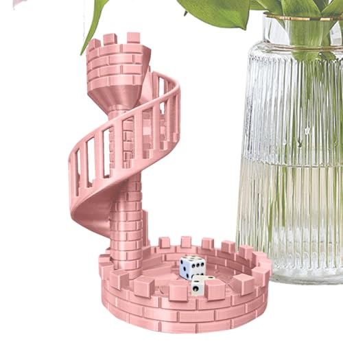Generisch Brettspiel Dice Tower - Roman Castle Theme Dice Rolling Tower für RPG- und Tabletop -Spiele | Dekoratives Gaming -Accessoire für -, und Brettspiel -Nachtwürfel Rolling Spaß von Generisch