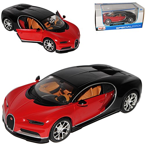 Generisch Bugatti Chiron Coupe Rot Ab 2016 1/24 Modell Auto von Generisch