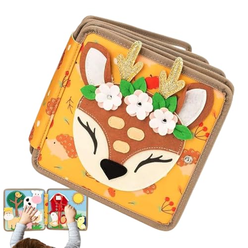 Generisch Busy Toy, Toddler Felt Activity Book, Sensory Development Tool, Quiet Playing Entertainment, Fun Learning 1-3 Years Old, Ideal for Preschoolers, Girls, Boys, Educational Playtime Generisch Busy Toy, Toddler Felt Activity Book, Sensory Development Tool, Quiet Playing Entertainment, Fun Learning 1-3 Years Old, Ideal for Preschoolers, Girls, Boys, Educational Playtime von Generisch