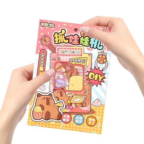 Generisch Capybara-Klauenmaschine, Capybara-Spielzeug-Klauenmaschine | Handgefertigte Capybara-Klauenspielmaschine - Greifmaschinenspielzeug, Papierkrallenmaschine, Drehmaschinenspielzeug Generisch Capybara-Klauenmaschine, Capybara-Spielzeug-Klauenmaschine | Handgefertigte Capybara-Klauenspielmaschine - Greifmaschinenspielzeug, Papierkrallenmaschine, Drehmaschinenspielzeug von Generisch