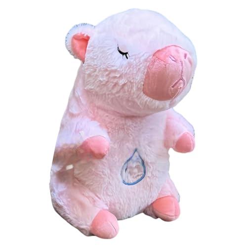 Generisch Capybara-Plüschpuppe, süßes Capybara-Plüschtier | Musik-Schlafbegleiter mit Licht-Breathing Sleep Buddy, Schlafberuhiger, Einschlafhilfe mit rhythmischer Atembewegung von Generisch