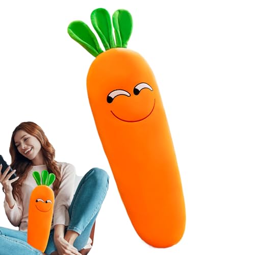 Generisch Carrot Hugging Pillow, Soft Plush Toy Pillows, 50/10/10 Inches, Cute Carrot Shape Design, Comfortable Stuffed Cushion for Kids Birthday and Holiday, Multicolor Generisch Carrot Hugging Pillow, Soft Plush Toy Pillows, 50/10/10 Inches, Cute Carrot Shape Design, Comfortable Stuffed Cushion for Kids Birthday and Holiday, Multicolor von Generisch