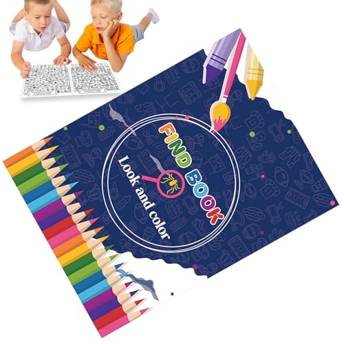 Generisch Cartoon Coloring Book, Cartoon Painting Activity, Teens Relaxation Toy, Kids Look and Find Fun Activity, Perfect for Vacation, Library, Home Use, 8.27x11.22 inches Generisch Cartoon Coloring Book, Cartoon Painting Activity, Teens Relaxation Toy, Kids Look and Find Fun Activity, Perfect for Vacation, Library, Home Use, 8.27x11.22 inches von Generisch
