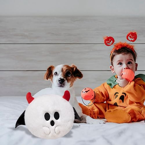 Generisch Cartoon Halloween Fledermaus Kürbis Stofftier Puppe Kinder Urlaub Einzigartige Idee Limitierte Halloween Puppe Holzpuppe (C, 20x20cm) von Generisch