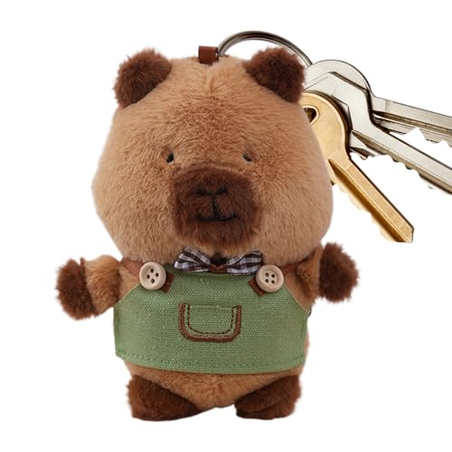 Generisch Cartoon -Koch Capybara Plüschspielzeug, Capybara Plüsch Schlüsselbund, Stuff Stofftiere Keyrings für Kinder Mädchen, Anhänger für Taschen, Schultasche, Brieftaschen Generisch Cartoon -Koch Capybara Plüschspielzeug, Capybara Plüsch Schlüsselbund, Stuff Stofftiere Keyrings für Kinder Mädchen, Anhänger für Taschen, Schultasche, Brieftaschen von Generisch