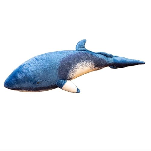 Generisch Cartoon Simulation Kissen Spielzeug Puppe Blau Puppe Junge Begleiter Komfort Puppe Lernspielzeug Plüschtier (Blue, 55cm) von Generisch